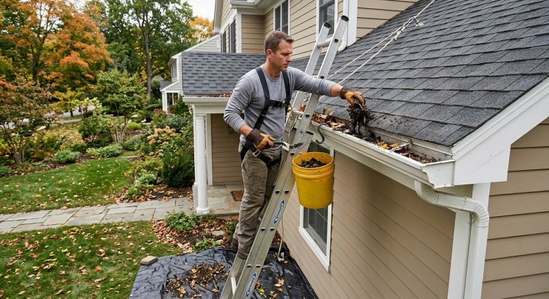 Gutter Pine Needle Removal in Arvada, CO